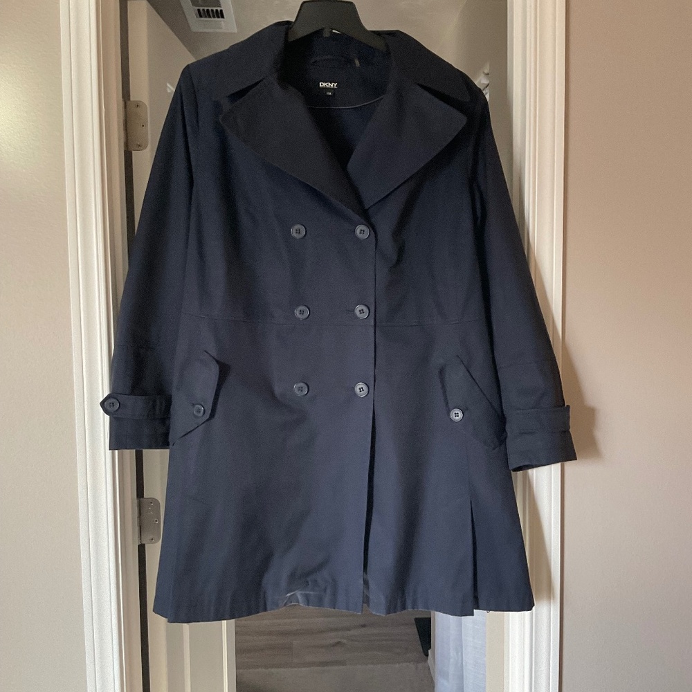 DKNY double breasted pea coat